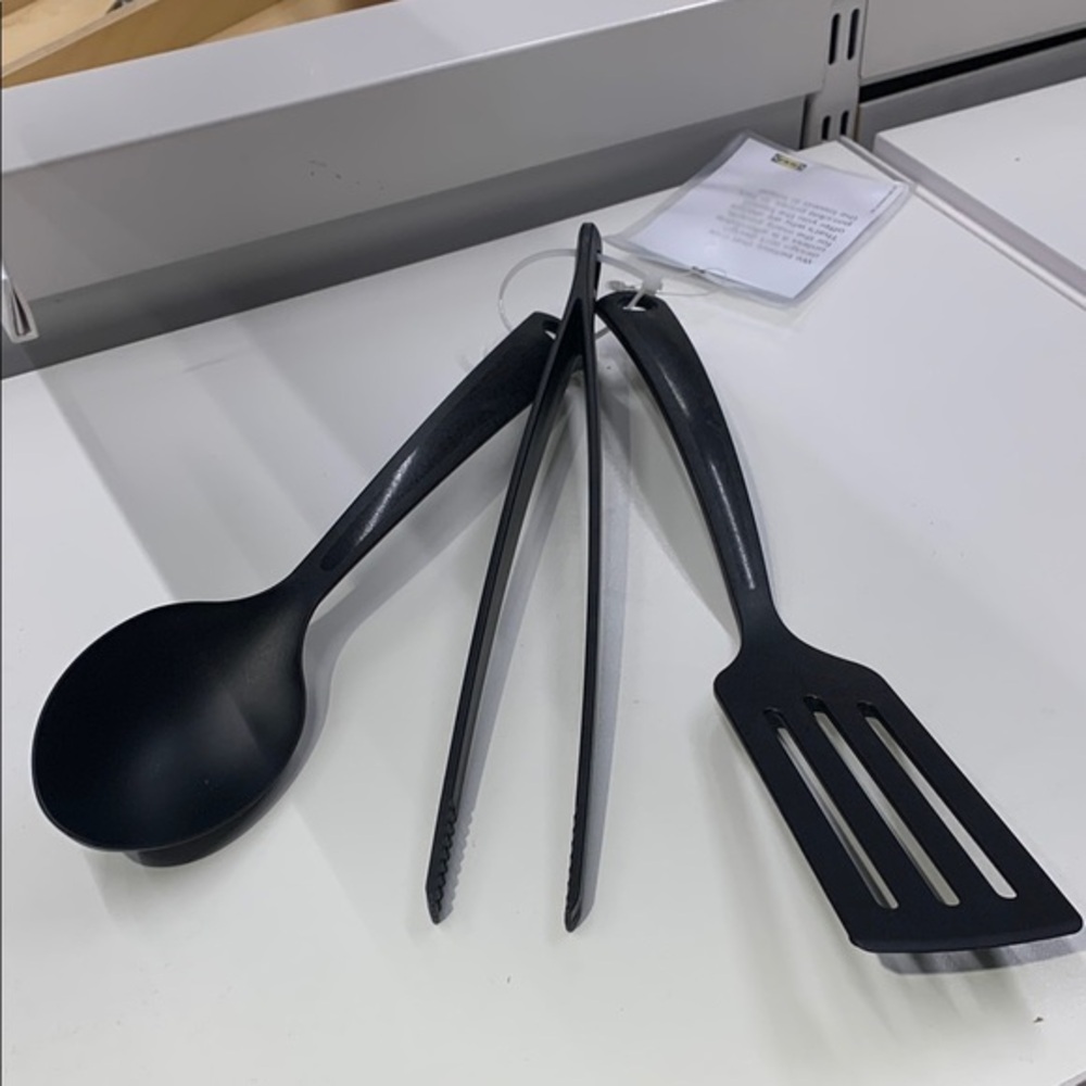 IKEA Black Kitchen Utensil Collection